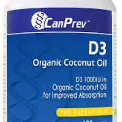CAN PREV Vitamine D3 120 gélules
