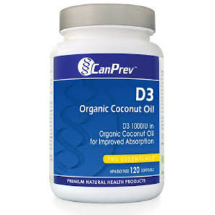 CAN PREV Vitamin D3 120 capsules