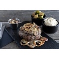 KETO CLUB  Meal Steak Salisbury mushroom sauce and mashed cauliflower 350g