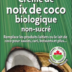 LET’S DO ORGANIC Crème de Noix de Coco Biologique Non-Sucré 200g