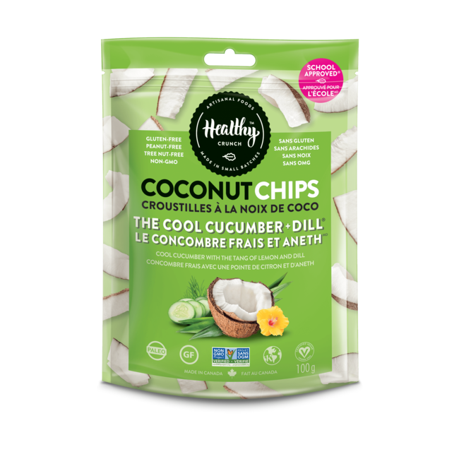 HEALTHY CRUNCH Croustilles de Noix de Coco (plusieurs saveurs)