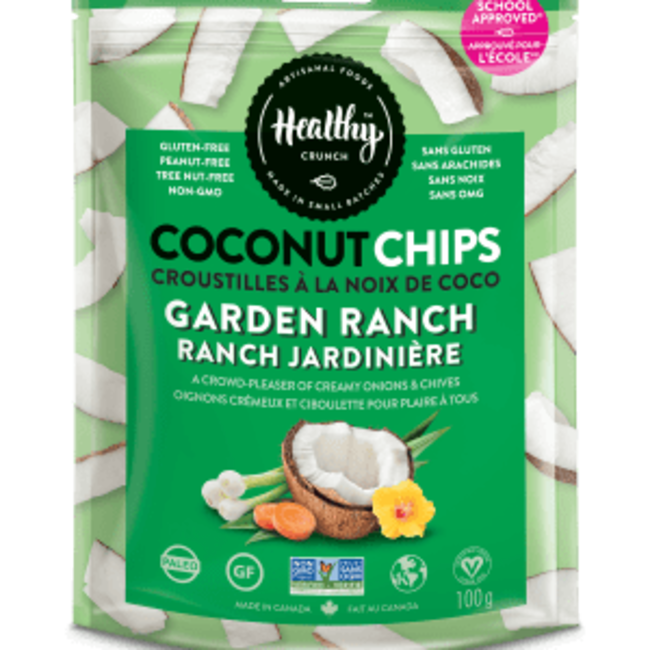 HEALTHY CRUNCH Croustilles de Noix de Coco (plusieurs saveurs)