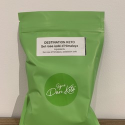 DESTINATION KETO Iodized Himalayan pink salt 300g