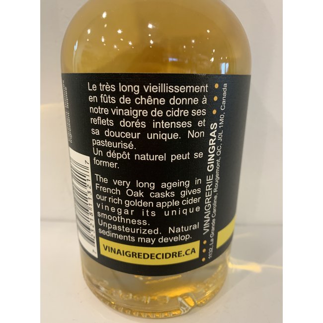 GINGRAS XO Très Vieux Vinaigre de Cidre de Pomme 500ml