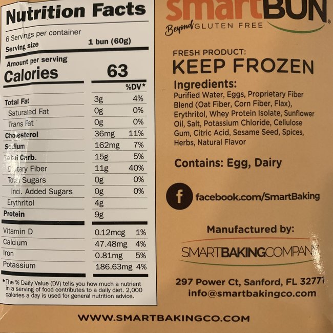 SMART BUN Petits Pains (6 pqt) (2 types)