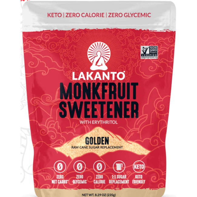 LAKANTO Sweeteners  Monks Fruit (2 types) 235g