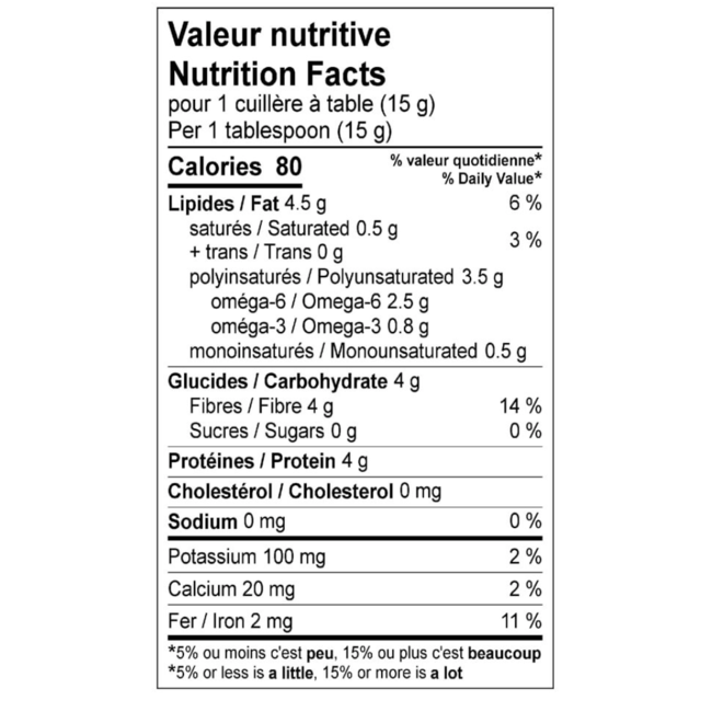 ORIJIN Graines de Chanvre Biologique 450g