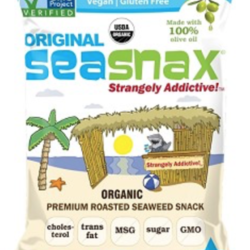 SEA SNAX Grignotines d’Algues Grillées Bio (4 saveurs) 10g
