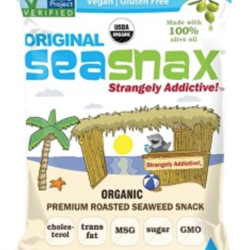 SEA SNAX Grilled Organic Seaweed Snacks (4 Flavours)10g