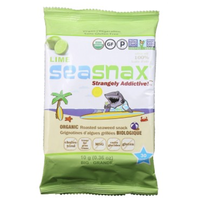 SEA SNAX Grignotines d’Algues Grillées Bio (4 saveurs) 10g