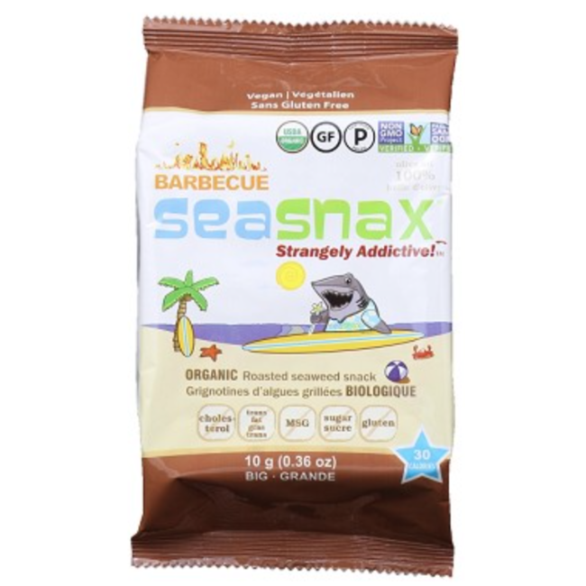 SEA SNAX Grignotines d’Algues Grillées Bio (4 saveurs) 10g