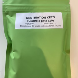 DESTINATION KETO Poudre à Pâte 125g