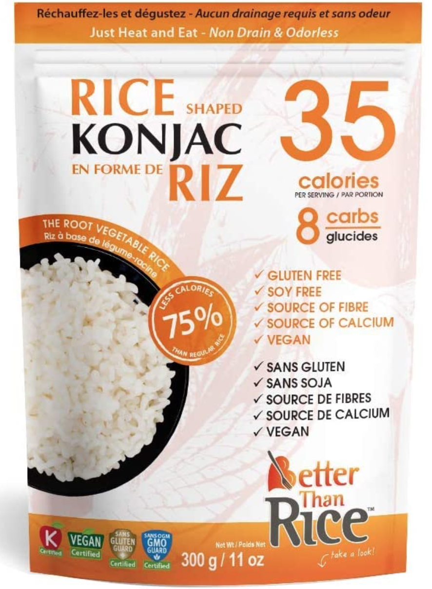 Vente en gros sans sucre sans gras riche en fibres Konjac Shirataki Riz  Keto instantanée riz Konjac riz de Hethstia - Chine Riz instantané, riz  sans sucre
