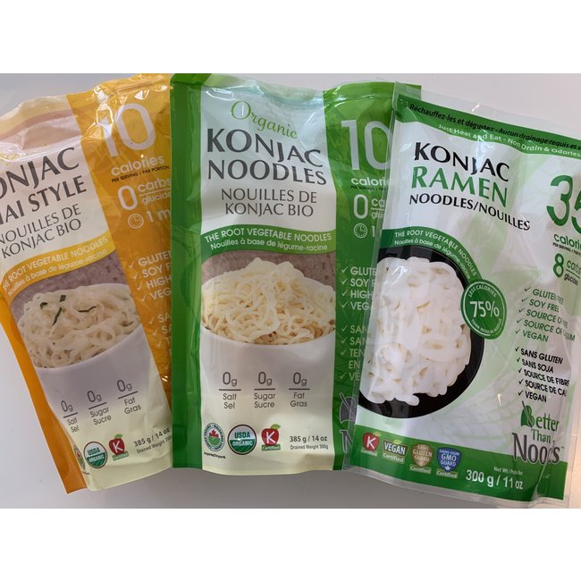 BETTER THAN NOODLES Konjac (3 types)