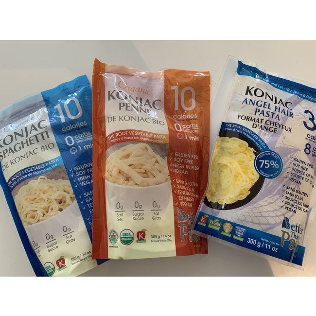 BETTER THAN PASTA Konjac (3 types)