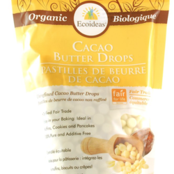 ECOIDEAS Pastilles de Beurre de Cacao 454g