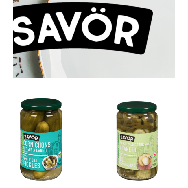 SAVOR Cornichons à l'Aneth