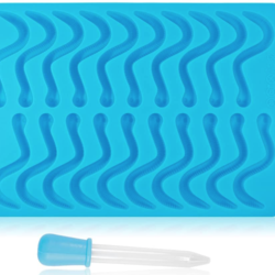DESTINATION KETO Moule en Silicone Vers de Terre Avec Pipette