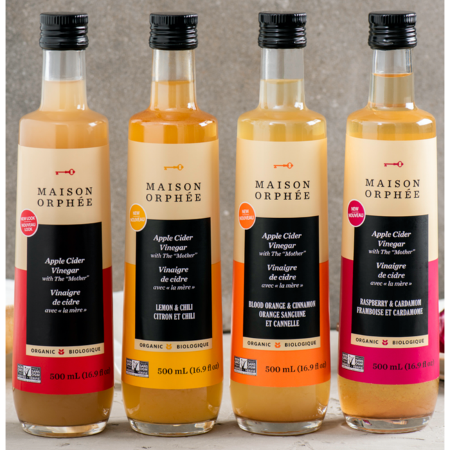 MAISON ORPHÉE Vinaigre de Cidre de Pomme (4 types) 500ml