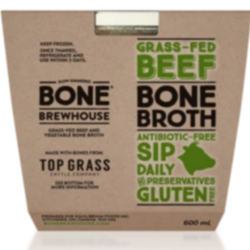 BONE BREWHOUSE bouillon de Boeuf Nourrit à l'Herbe 600ml
