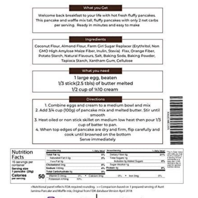 FARM GIRL pancake & waffle 300g