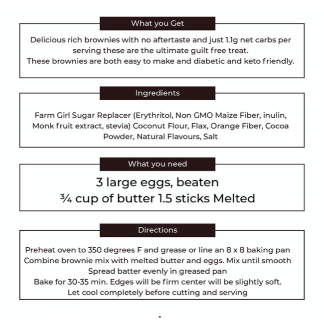 FARM GIRL Brownie Mix 290g