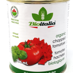 BIOITALIA Chopped Tomatoes Organic Basil 796ml