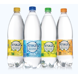 ESKA Carbonated water 1L (4 flavours)