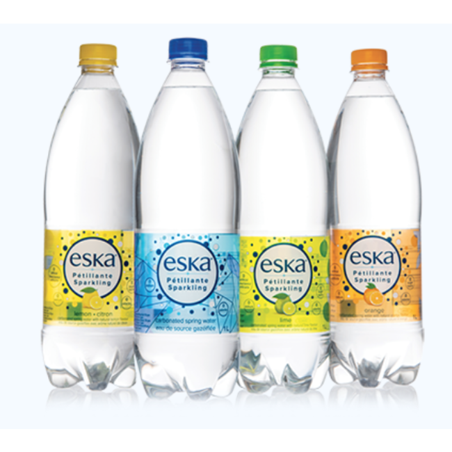 ESKA Eau Gazéifié 1L (4 saveurs)