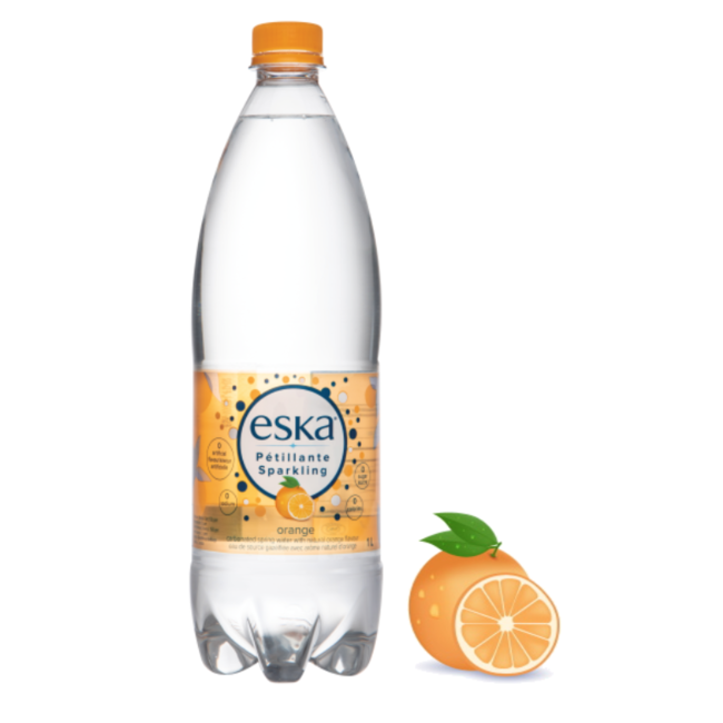 ESKA Eau Gazéifié 1L (4 saveurs)