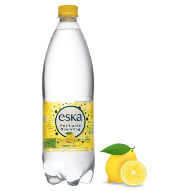 ESKA Eau Gazéifié 1L (4 saveurs)