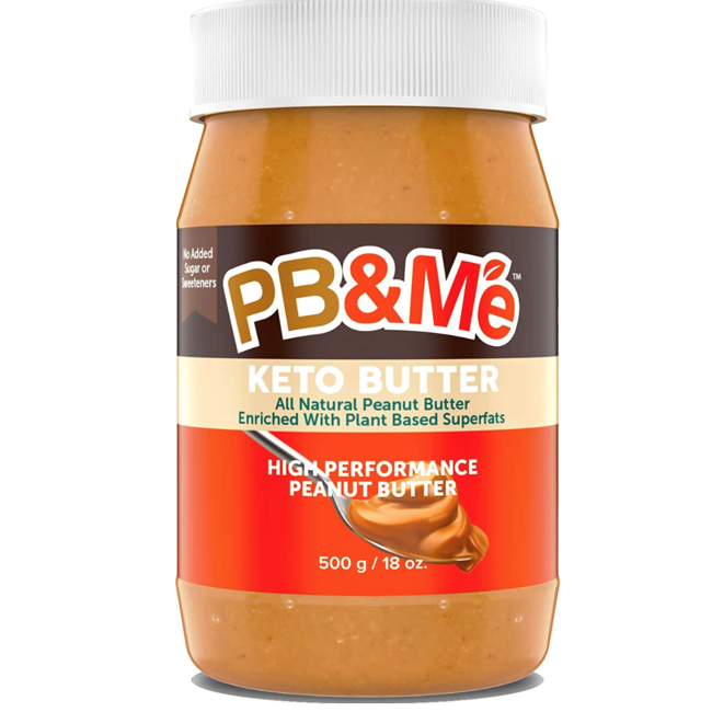 PB&ME KETO BUTTER Beurre d’Arachide à Haute Performance 340g