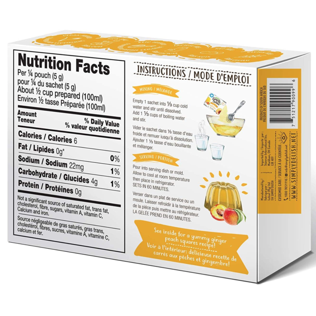 SIMPLY DELISH Dessert à la Gelée 20g (4 saveurs)