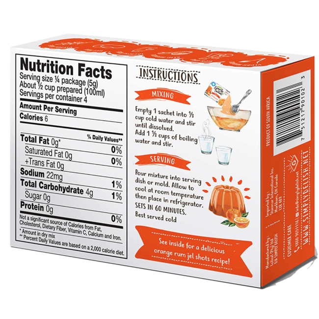 SIMPLY DELISH Jelly Dessert 20g (4 flavours)