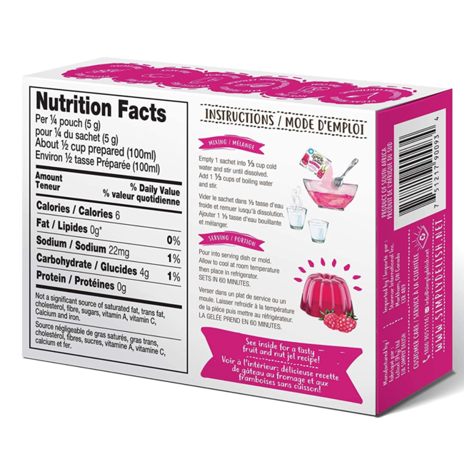 SIMPLY DELISH Dessert à la Gelée 20g (4 saveurs)
