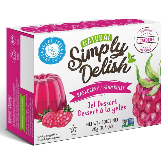 SIMPLY DELISH Dessert à la Gelée 20g (4 saveurs)