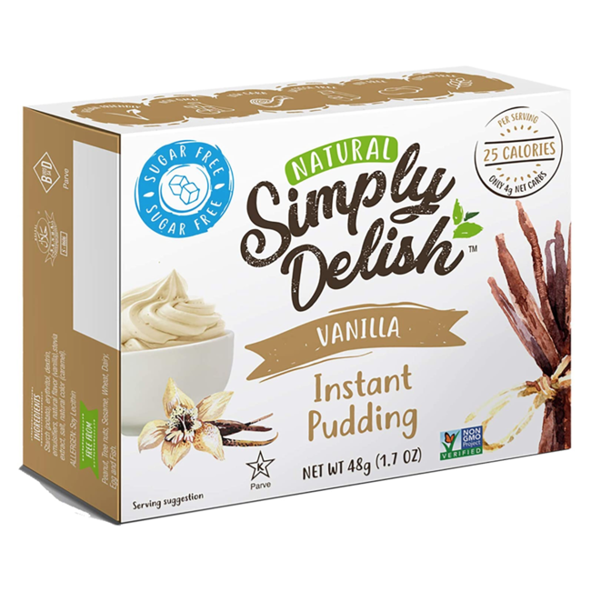 SIMPLY DELISH Pudding Instantané 48g (3 saveurs)