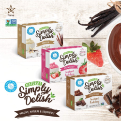 SIMPLY DELISH Pudding Instantané 48g (3 saveurs)