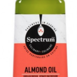 SPECTRUM CULINAIRE Huile d’Amande Raffinée pour Cuisson à Feu Élevé 375ml