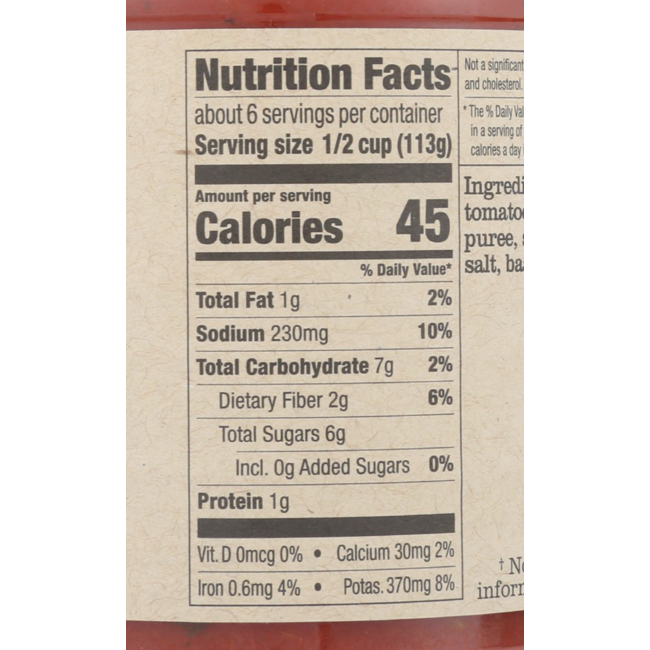 CUCINA ANTICA Sauce Tomate 670ml (2 saveurs)