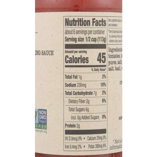 CUCINA ANTICA Sauce Tomate 670ml (2 saveurs)