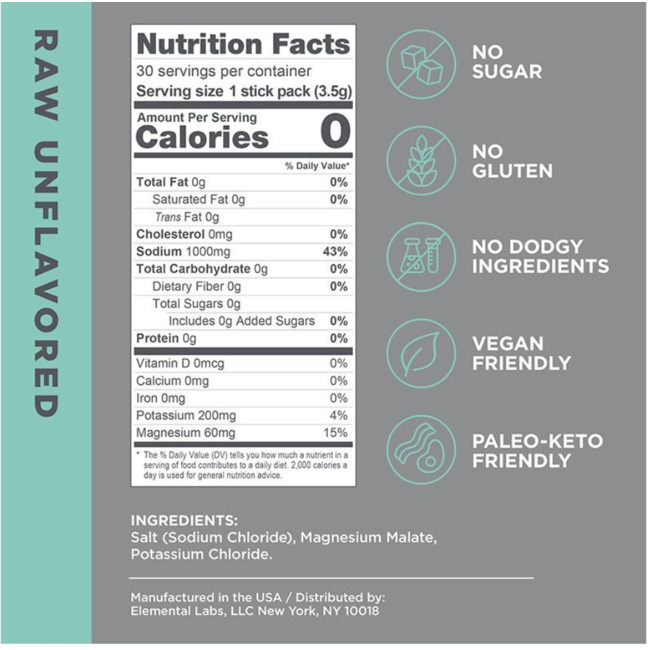 LMNT Électrolyte Sachet Individuel