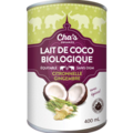 CHA'S Lait de Coco bio 400ml (plusieurs choix)