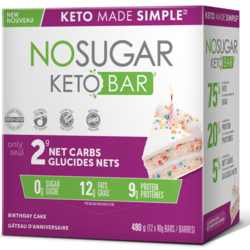 NO SUGAR Bars Box (several flavors)12x40g