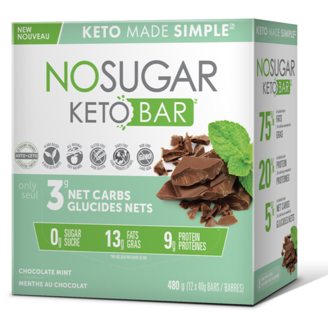 NO SUGAR Bars Box (several flavors)12x40g