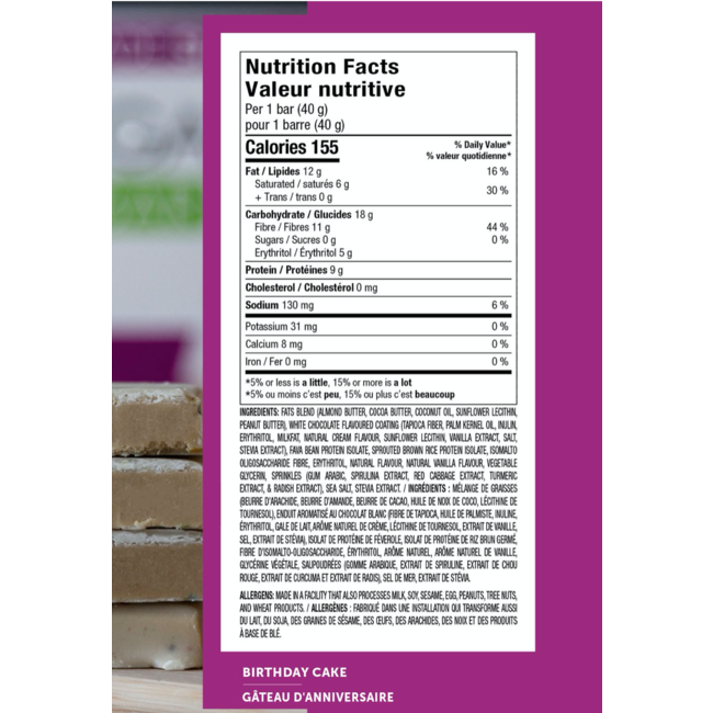 NO SUGAR Bars Box (several flavors)12x40g