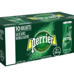 PERRIER Eau Pétillante (3 saveurs) 10x250ml