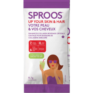 SPROOS Collagène Votre Peau & Vos Cheveux Agrume-Thé Vert 15.7g