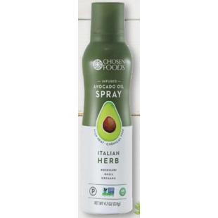 CHOSEN FOODS Huile d’Avocat en Vaporisateur (2 saveurs) 134g