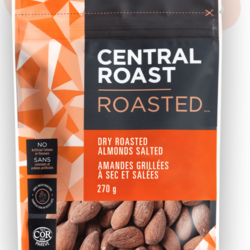CENTRAL ROAST Toasted Almonds Dry and Salty 270g